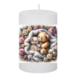 Κερί Cats - Kitten & Teddy Bear 7, 5x7.5cm - αρωματικά κεριά