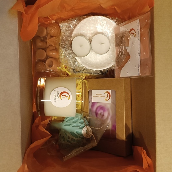Candle Concert box 1 - αρωματικά κεριά, κεριά, δώρο έκπληξη, 100% φυτικό, δώρο γεννεθλίων