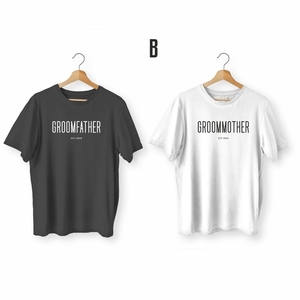 2 T-Shirt / GROOMFATHER / GROOMMOTHER - δώρα