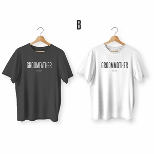2 T-Shirt / GROOMFATHER / GROOMMOTHER