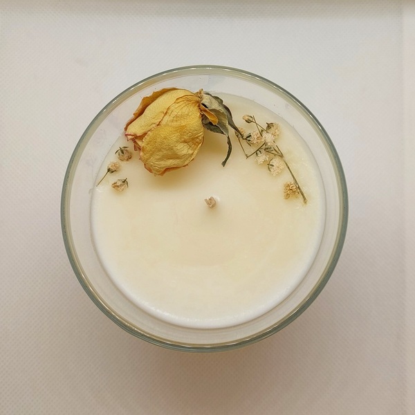 BABY POWDER 220gr. - αρωματικά κεριά, soy candle, soy wax, soy candles - 2