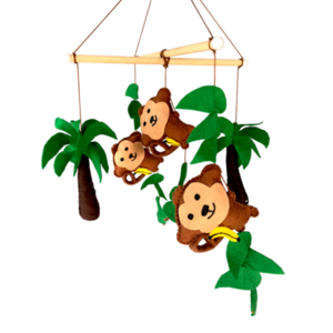 Μόμπιλε banana monkeys - κορίτσι, αγόρι, μόμπιλε - 2