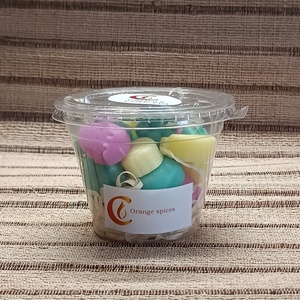Καλοκαιρινή φρουτοσαλάτα από φυτικό κερί- wax melts - αρωματικά κεριά, 100% φυτικό, vegan κεριά