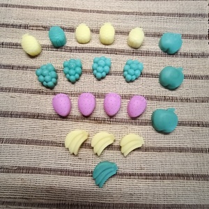 Καλοκαιρινή φρουτοσαλάτα από φυτικό κερί- wax melts - αρωματικά κεριά, 100% φυτικό, vegan κεριά - 4