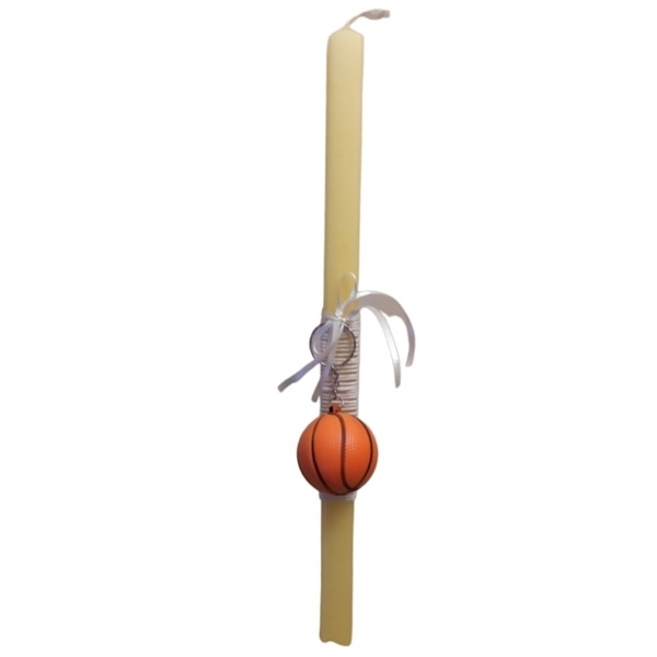 Αρωματική λαμπάδα με μπρελόκ μπάλα 33 cm - αγόρι, λαμπάδες, για ενήλικες, για εφήβους, ανδρικά μπρελόκ
