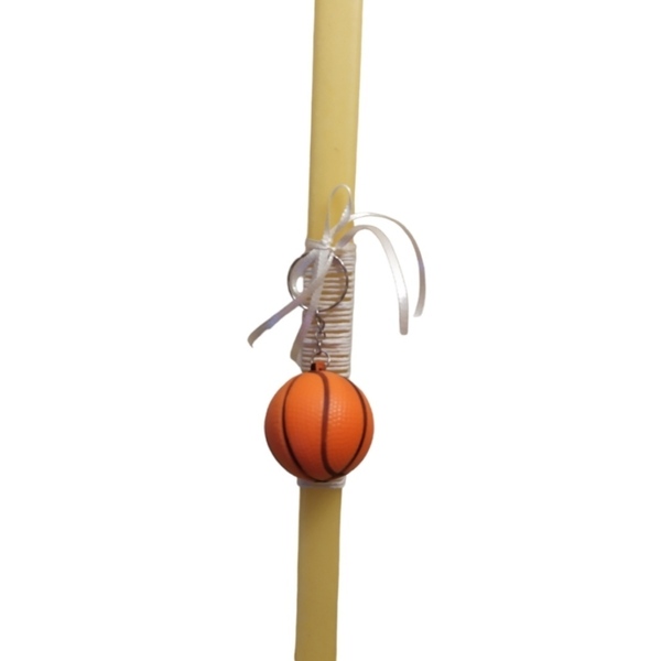 Αρωματική λαμπάδα με μπρελόκ μπάλα 33 cm - αγόρι, λαμπάδες, για ενήλικες, για εφήβους, ανδρικά μπρελόκ - 2