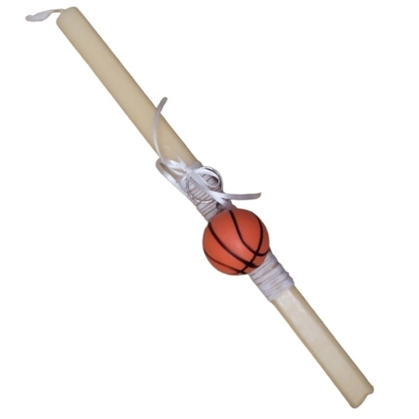 Αρωματική λαμπάδα με μπρελόκ μπάλα 33 cm - αγόρι, λαμπάδες, για ενήλικες, για εφήβους, ανδρικά μπρελόκ - 3