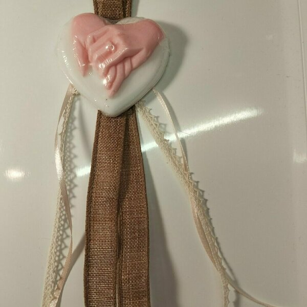 Μπομπονιέρα Γάμου Καρδιά Από Χειροποίητο Αρωματικό Σαπούνι - γάμου, αρωματικό σαπούνι