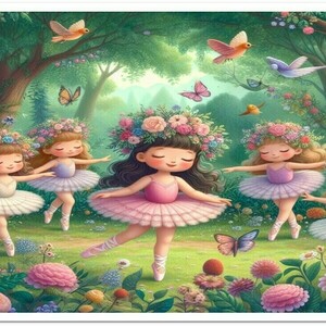 Αφίσα - Poster Παιδικό - Little Ballerinas 4, 21x30εκ - αφίσες