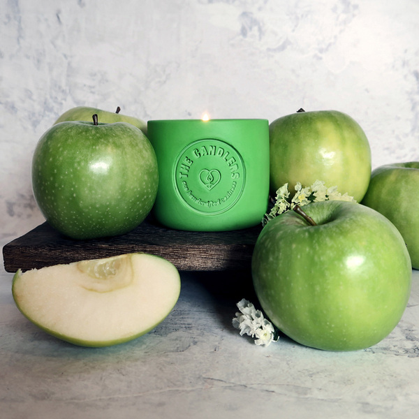 Κερί σόγιας Green Apple Harvest | 200ml - αρωματικά κεριά, αρωματικό, waxmelts