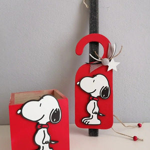 Λαμπάδα snoopy σετ με μολυβοθήκη-Αντίγραφο - λαμπάδες, σκυλάκι, για παιδιά, για εφήβους, ήρωες κινουμένων σχεδίων - 2