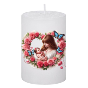 Κερί Mother and Baby - Baby Shower 9, 5x7.5cm - αρωματικά κεριά
