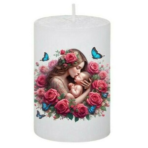 Κερί Mother and Baby - Baby Shower 27, 5x7.5cm - αρωματικά κεριά