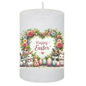 Κερί Πασχαλινό - Happy Εaster 14, 5x7.5cm - αρωματικά κεριά