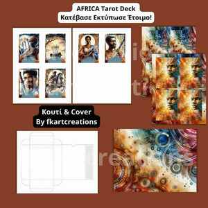 Africa Tarot Deck - DIY, κάρτες - 5