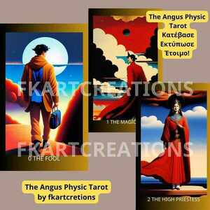 The Angus Physic Tarot - εκτύπωση, DIY, κάρτες
