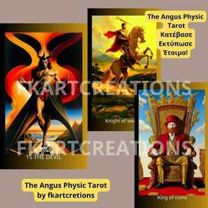 The Angus Physic Tarot - εκτύπωση, DIY, κάρτες - 2
