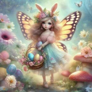 Αφίσα - Poster παιδικό Πασχαλινό - Easter Fairy 1 - αφίσες