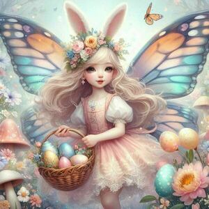 Αφίσα - Poster παιδικό Πασχαλινό - Easter Fairy 2 - αφίσες