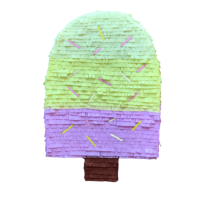 Πινιάτα παγωτό ξυλάκι με τρούφες ύψος 50 εκ - κορίτσι, πινιάτες, παγωτό