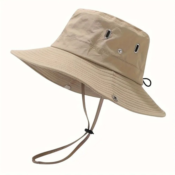 Καπέλο 100% πολυεστερικό one size μπεζ - ύφασμα