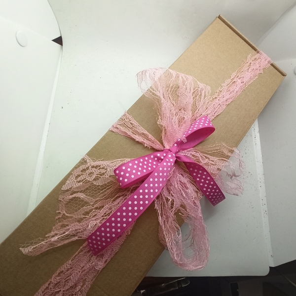 Λαμπάδα λευκή πλακέ 25εκ με ροζ μπουκετο - κορίτσι, λουλούδια, λαμπάδες, για ενήλικες, για εφήβους - 5