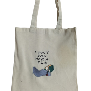 Πάνινη τσάντα Tote Bag με κέντημα Phoebe Buffay 2 - ύφασμα, ώμου, tote, πάνινες τσάντες