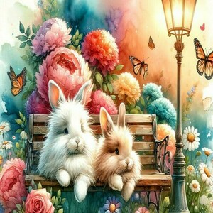 Αφίσα - Poster Λαγουδάκια Bunny inspiration 8 - αφίσες