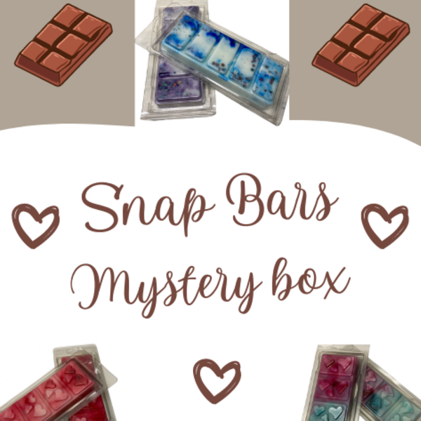 * Snap Bars Mystery Box * Με 3 Μπαρες Σε Πλαστικη Συσκευασια Των 70γρ. Η Καθε Μια - αρωματικά κεριά, αρωματικό χώρου, 100% φυτικό, soy wax