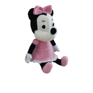 Πλεκτό κουκλάκι ποντικάκι - λούτρινα, amigurumi, δώρο γέννησης, ήρωες κινουμένων σχεδίων, δώρο γεννεθλίων - 2
