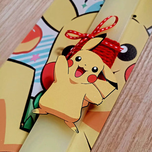 Αρωματική λάμπαδα 'pokemon' - λαμπάδες, για παιδιά, για εφήβους, ήρωες κινουμένων σχεδίων - 2