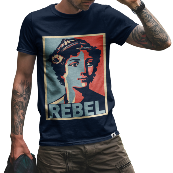 MANTO REBEL - t-shirt, unisex gifts, 100% βαμβακερό - 3
