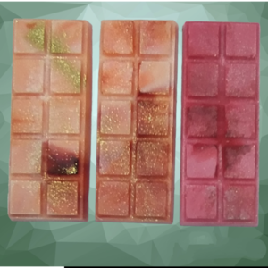 3 τεμαχια αρωματικές σοκολάτες wax melts . Φυτικό κερί σόγιας - αρωματικά κεριά