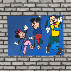Minnie, Mickey and Goofy - πίνακες & κάδρα - 2