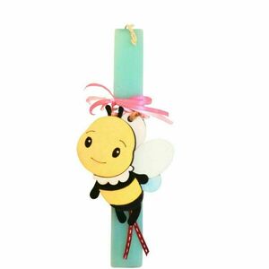 Μελισσούλα Λαμπάδα - 3D Ξύλινη Φιγούρα-Κρεμαστό ή Μαγνητάκι-Χειροποίητη - 20εκ. σε Βεραμάν με άρωμα Αγιόκλημα - λαμπάδες, για παιδιά, ζωάκια, για μωρά
