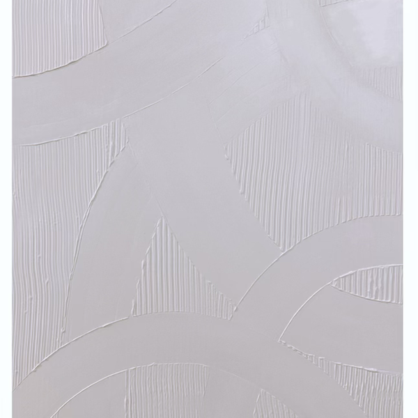 Χειροποίητος πίνακας σε καμβά "WHITE CURVES". Διαστάσεις (80Χ60cm). - πίνακες & κάδρα, πίνακες ζωγραφικής