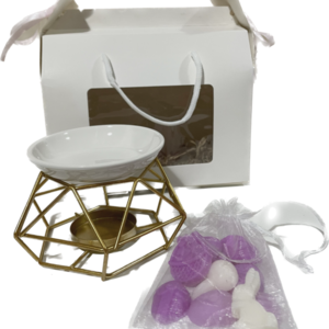 Πασχαλινό σετ δώρου με wax melts - κορίτσι, ρεσώ & κηροπήγια, σετ, διακοσμητικά, soy wax