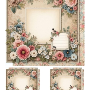 Χαρτιά εκτυπώσιμα (3) για υπέροχα έργα Decoupage ή Scrapbooking - 5 - Printables to love - DIY, κάρτες, φύλλα εργασίας