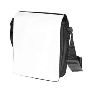 Sublimation μεγάλη τσάντα ώμου πολυτελείας “Elegante” σε μαύρο χρώμα - ύφασμα, ώμου, all day, αξεσουάρ, πάνινες τσάντες - 2