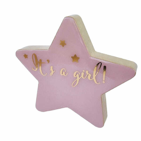 Αστεράκι για νεογέννητο κορίτσι It's a girl! - κορίτσι, δώρο, βρεφικά, δώρο για νεογέννητο, διακοσμητικό παιδικού δωματίου
