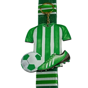 Πασχαλινή λαμπάδα ποδοσφαίρου πράσινη - αγόρι, λαμπάδες, για παιδιά, για εφήβους, σπορ και ομάδες - 2