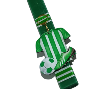 Πασχαλινή λαμπάδα ποδοσφαίρου πράσινη - αγόρι, λαμπάδες, για παιδιά, για εφήβους, σπορ και ομάδες - 3