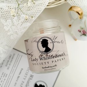 Lady Whistledown Χειροποίητο κερί Σόγιας 212ml - αρωματικά κεριά, διακοσμητικά, αρωματικό χώρου, κερί σόγιας