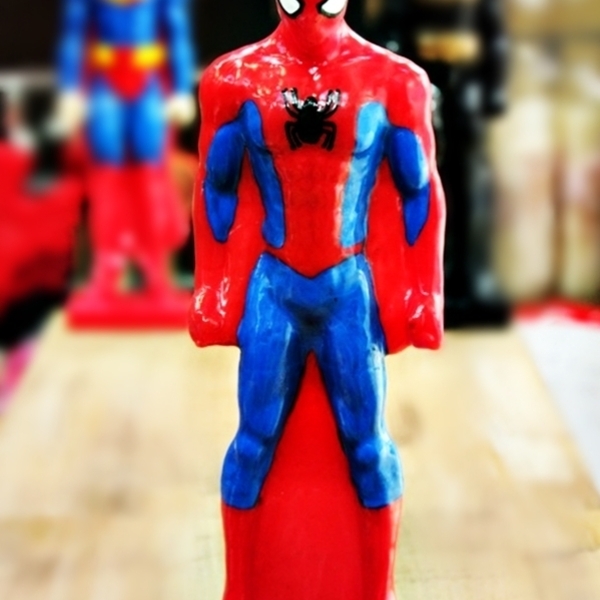 Λαμπάδα 3d Spiderman - λαμπάδες, για παιδιά, σούπερ ήρωες, για μωρά - 2