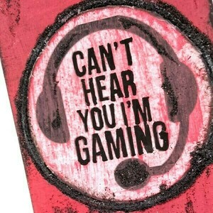 Αρωματική λαμπάδα " Can't hear you, I'm gaming" 30x10x3 - κορίτσι, λαμπάδες, για ενήλικες, για εφήβους - 3