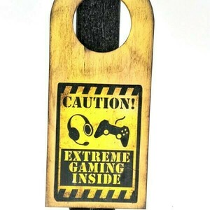 Αρωματική λαμπάδα " Caution, extreme gaming inside" 30x10x3 - κορίτσι, λαμπάδες, για ενήλικες, για εφήβους - 2