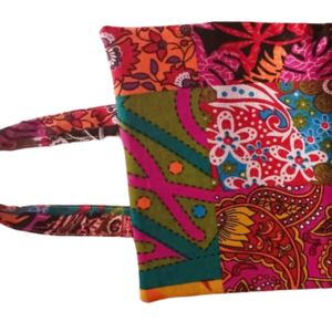 Θήκη βιβλίου Patchwork ethnic - ύφασμα, θήκες βιβλίων, 100% βαμβακερό - 4