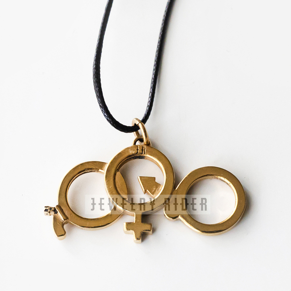Συμβολικό cuckold μεvταγιον, Erotic Pride κοσμήματα, Kinky κοσμήματα, ασήμι 925 - ασήμι