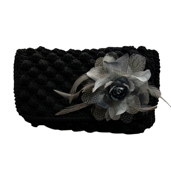 Crochet Bag Chloe - νήμα, ώμου, all day, πλεκτές τσάντες