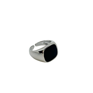 Δαχτυλίδι ασήμι 925 με μαύρη πέτρα. - ημιπολύτιμες πέτρες, ασήμι 925, αυξομειούμενα - 2